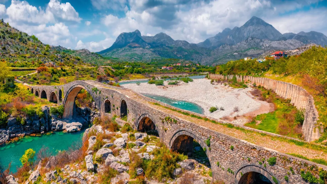 Sh 2123966732 Old Mes Bridge, Shkoder, Albania