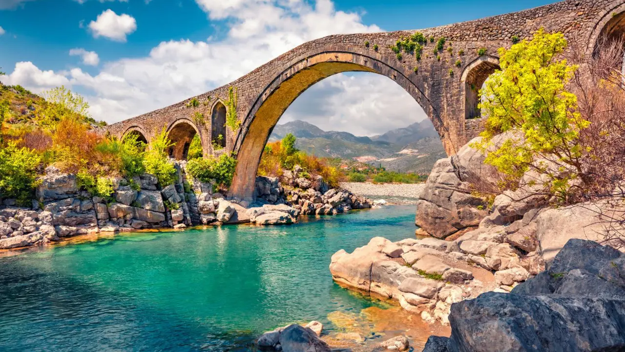 Old Mes Bridge, Shkoder, Albania