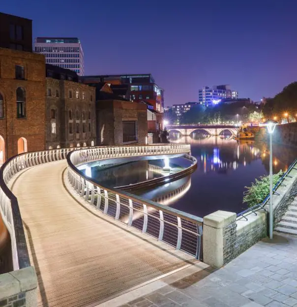 Bristol Canal at night 