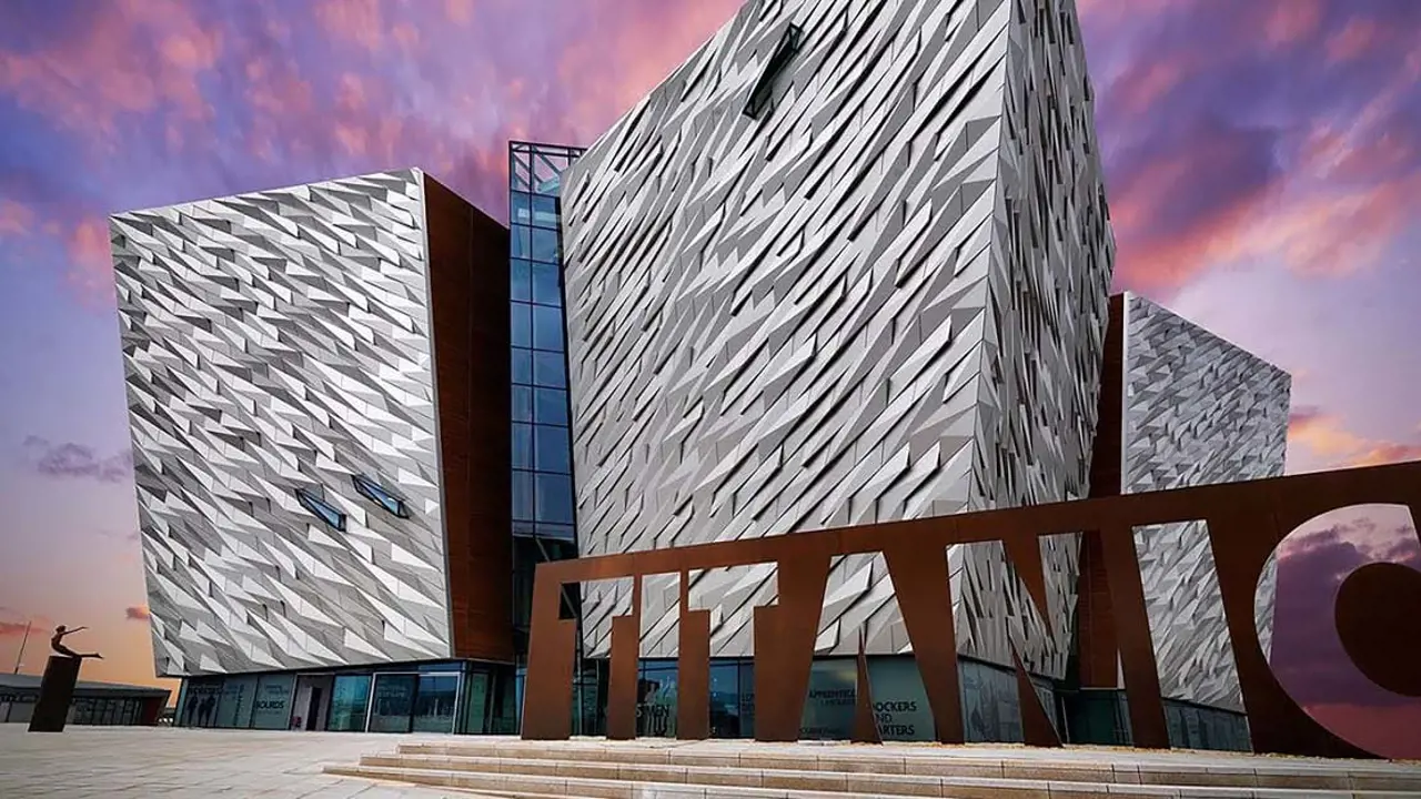 Titanic Belfast Sunset