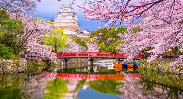 Himeji, Japan At Himeji Castle's Spring