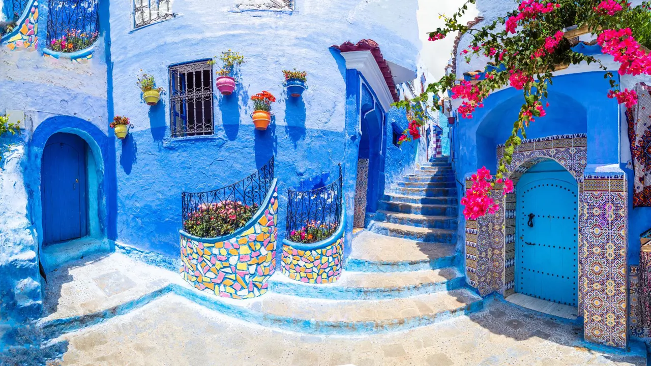 Sh 1399247843 Amazing Street And Architecture Of Chefchaouen, Morocco