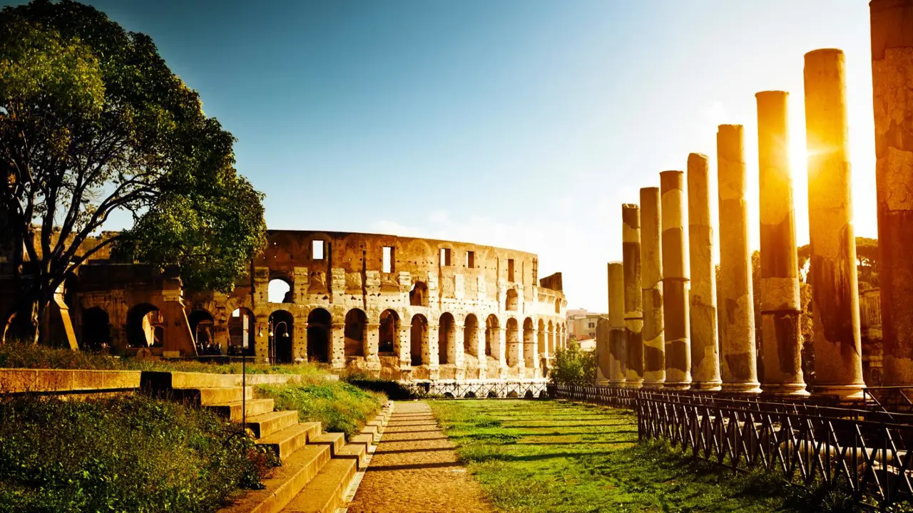 Colosseum In Rome, Italy