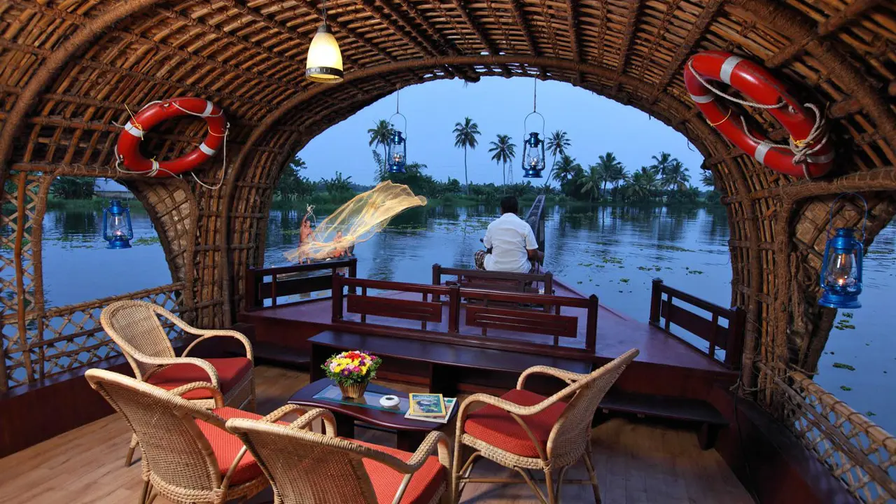 Kerala river houseboats