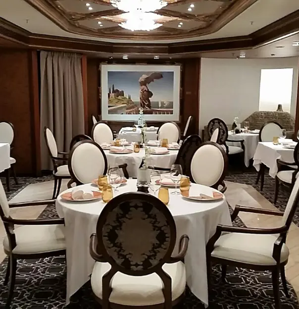 Speciality dining room on board Bolette