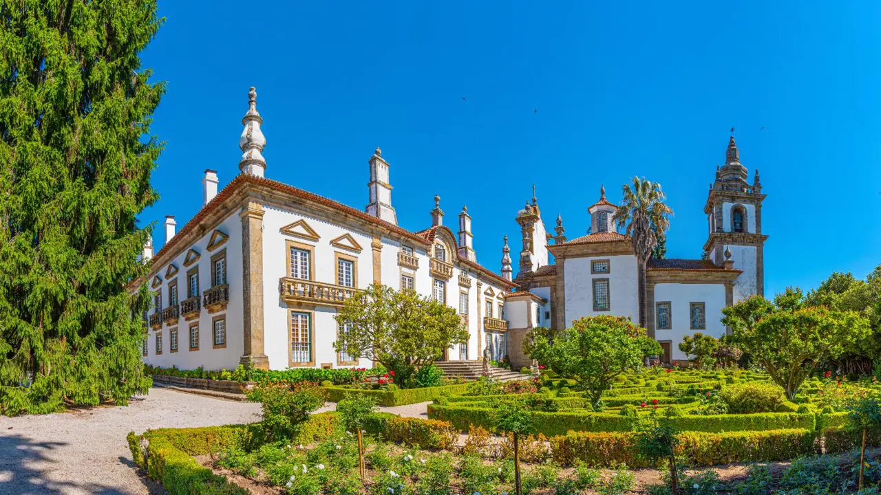 Gardens And Casa De Mateus Estate In Portugal