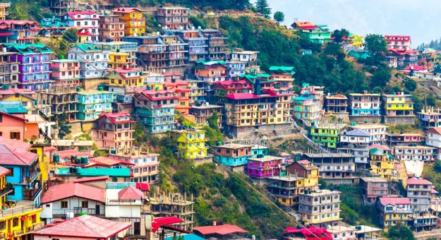 Shimla Colourful Houses