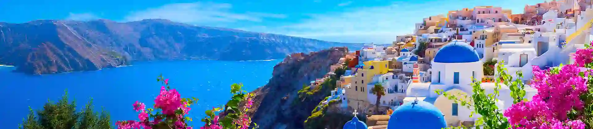 A summers day on the Greek island of Santorini