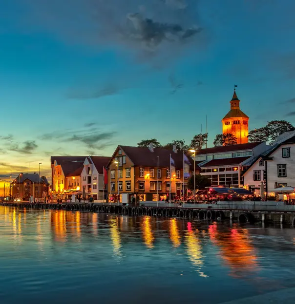 Stavanger at Night, Norway