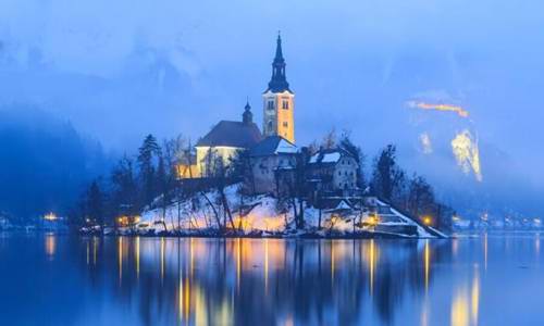 Christmas on Lake Bled