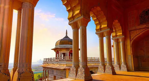 Agra Fort in India 