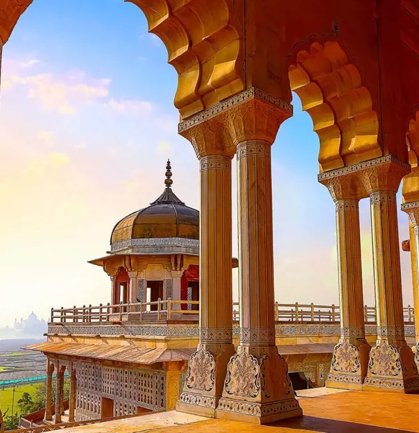 Agra Fort in India 