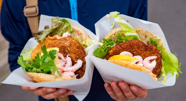 Two Norwegian burgers