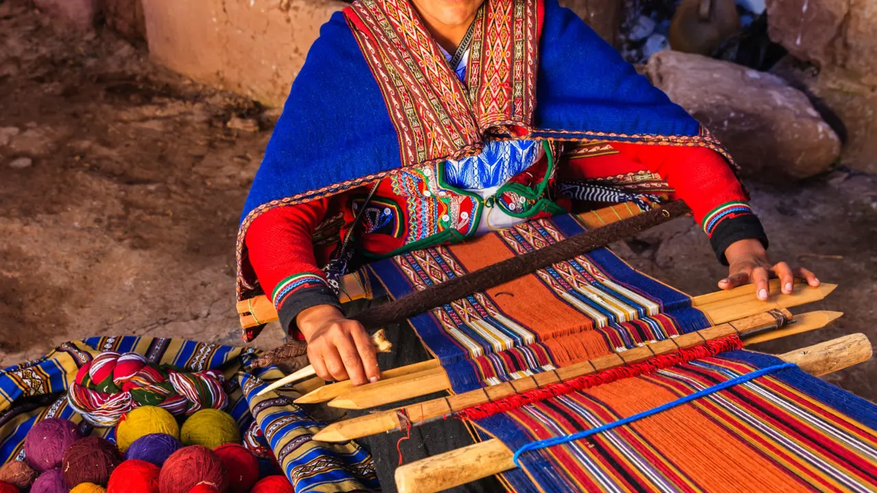 Weaving In Urubamba Valley