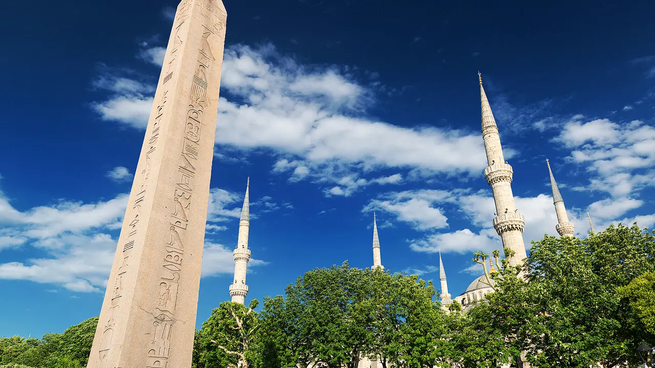 Obelisk Of Theodosius, Hippodrome, Istanbul, Turkey