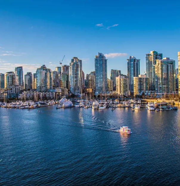 Aerial View Of Vancouver Canada