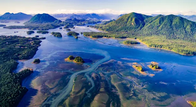 Vancouver Island Aerial View