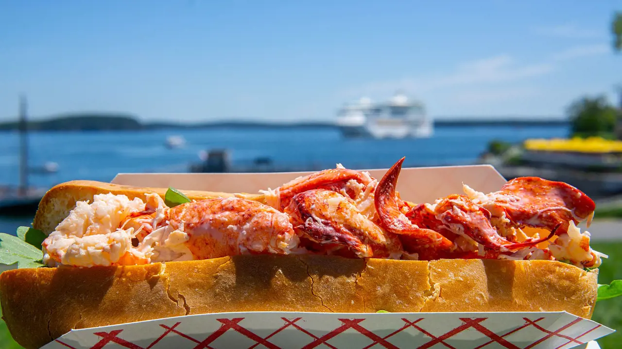 Lobster Roll In Maine, New Hampshire