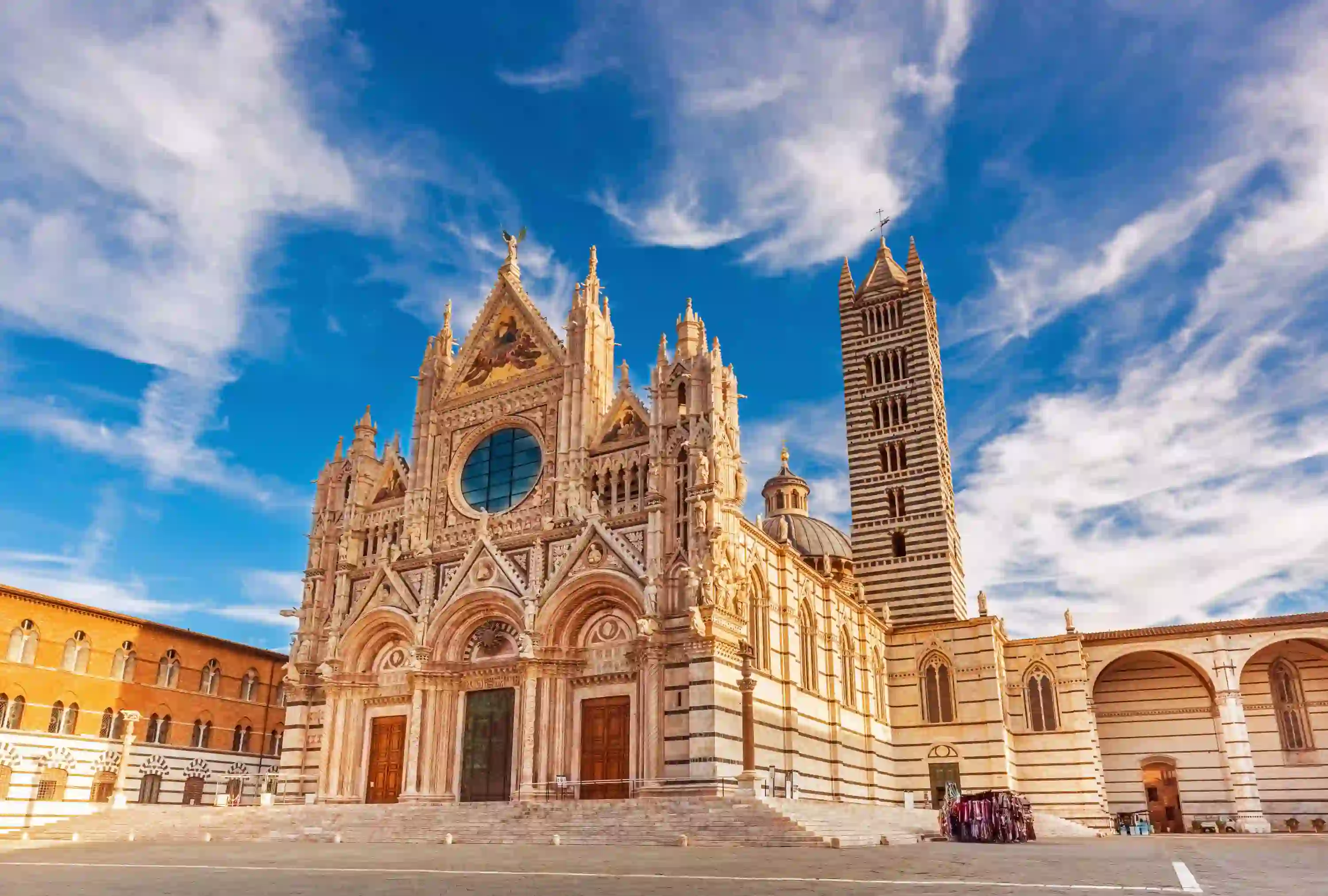 Shot of the Duomo di Siena church in Siena, Italy