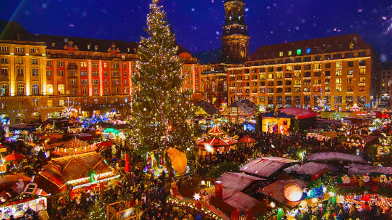 Christmas at Dresden Market, Germany 