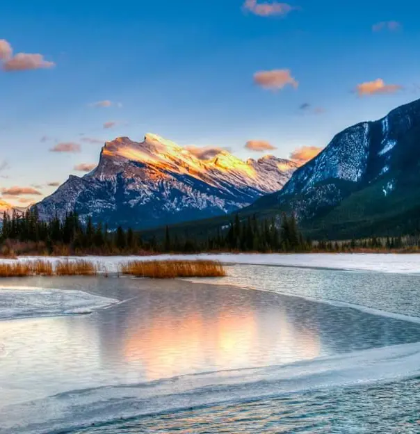 Mount Rundle And Vermillion Lakes Banff National Park Alberta Canada