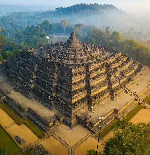 Borobudur Buddhist Temple, Yogyakarata, Indonesia