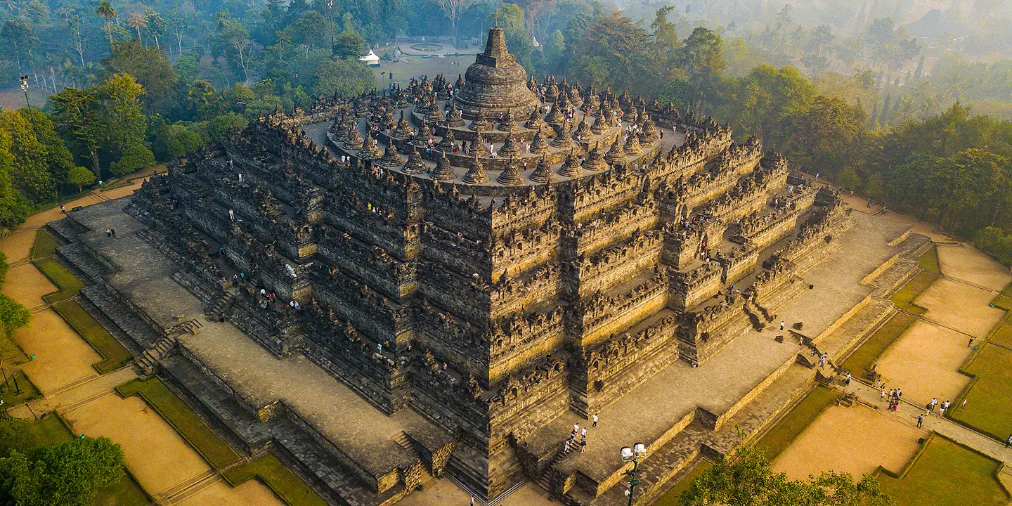 Borobudur Buddhist Temple, Yogyakarata, Indonesia