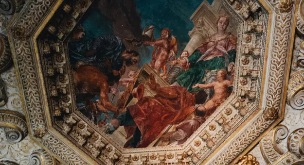 Venice Renaissance artwork on ceiling 