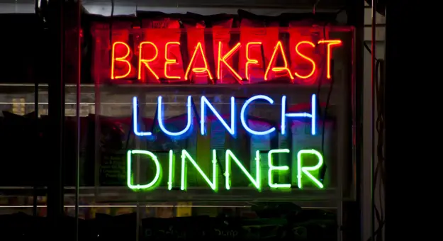 New York Neon Restaurant Sign