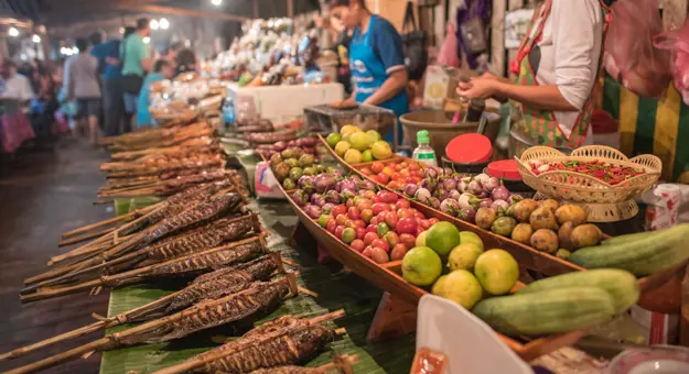 Street food in Laos