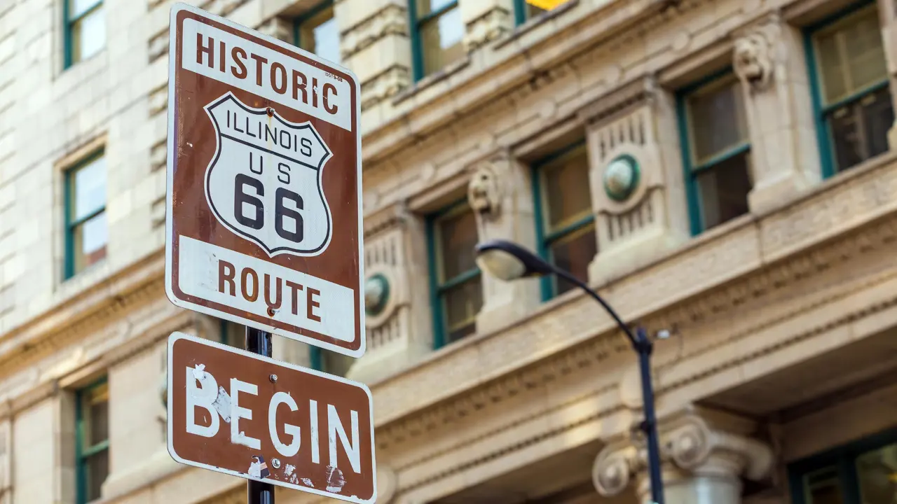 Route 66 Sign, Illinois