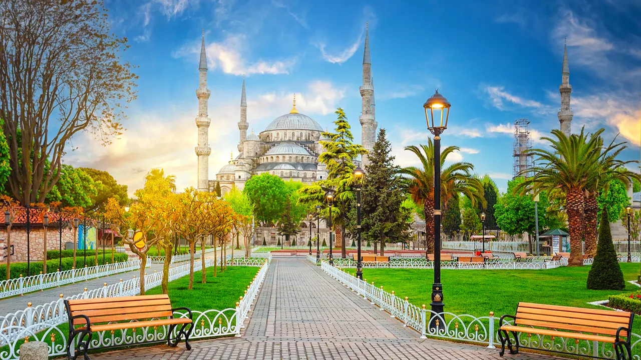 Sultanahmet’S Blue Mosque, Turkey