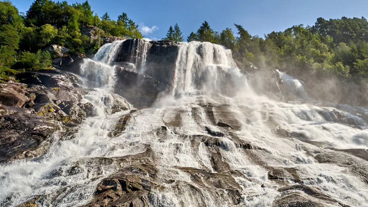 The Fureberg Waterfall, Norway