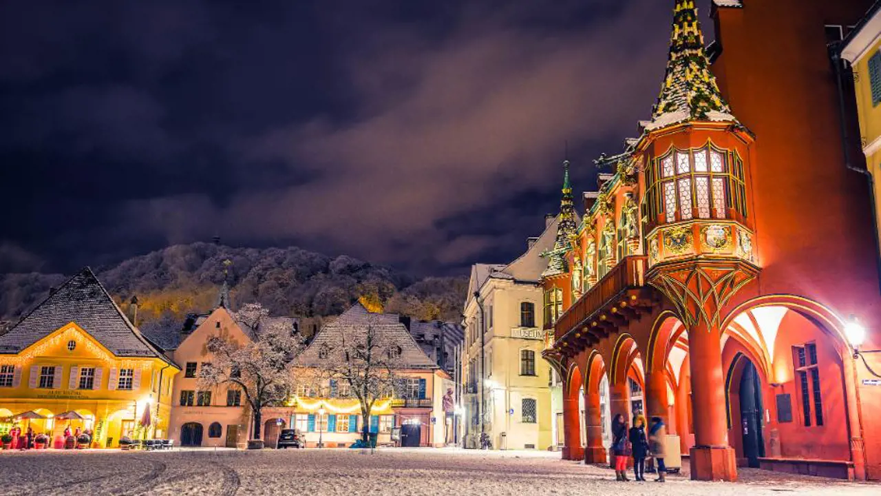  Freiburg, Germany at Winter