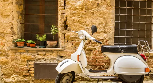 Vespa Scooter, Italy