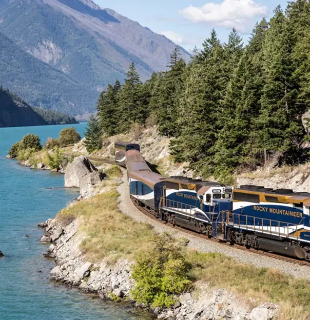 Rocky Mountaineer Train Exterior