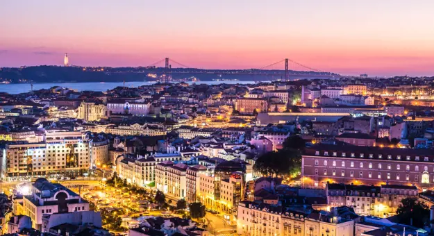 Lisbon At Night