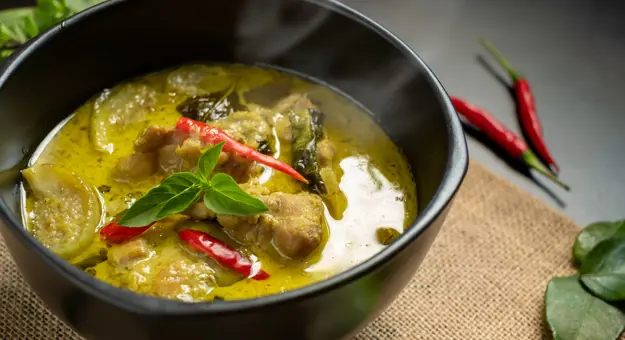 Thai Green Curry Dish Thailand