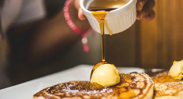 Maple Syrup on Pancakes