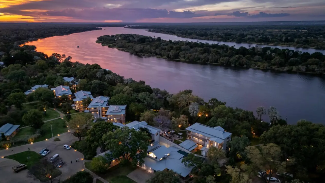 Palm River Hotel, Aerial View